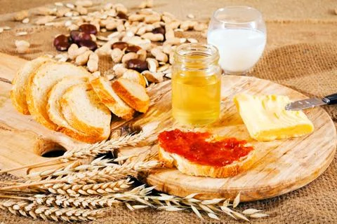 Decorative Breakfast Stock Photos