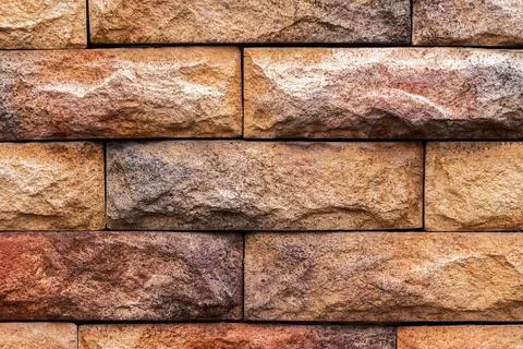 Decorative brick background Stock Photos