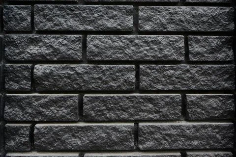 Decorative brick wall close up Stock Photos