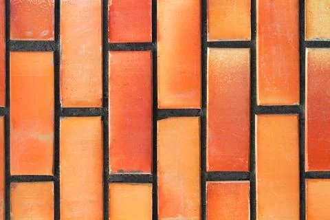 Decorative brick wall tile texture. Foto stock