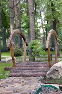 Decorative bridge Stock Photos