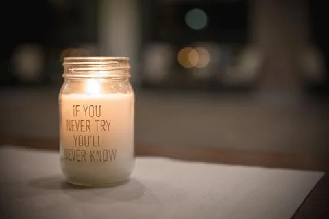 Decorative candle Stock Photos
