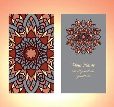 Decorative card vector Stock Illustration