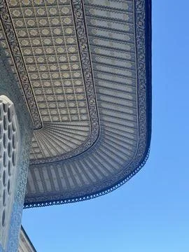 Decorative Ceiling Design in Eastern Style Stock Photos