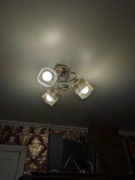 Decorative ceiling lights Stock Photos