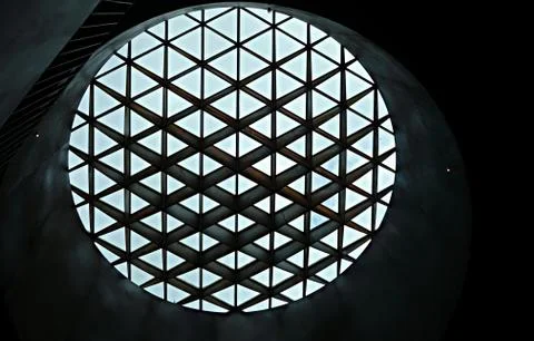 Decorative ceiling window Stock Photos