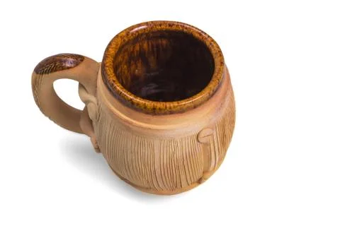 Decorative ceramic mug. Stock Photos
