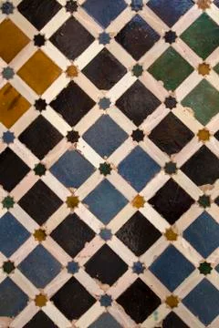 Decorative ceramic tiles 스톡 사진