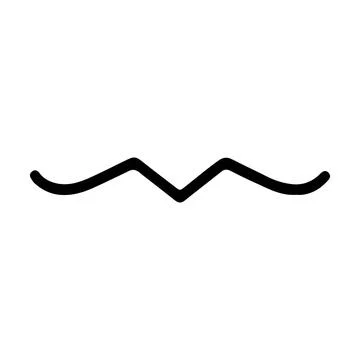 Decorative chevron wave divider vector illustration featuring geometric lin.. Stock Illustration