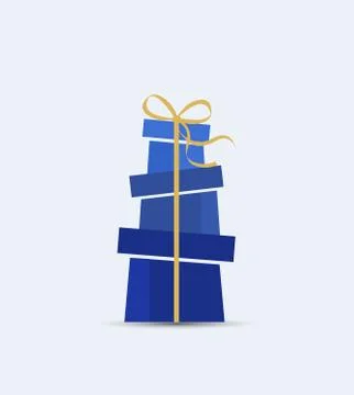 Decorative Christmas presents Stock Illustration