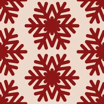 Decorative Christmas seamless pattern for festive New Year design. Vector ill Stock Illustration