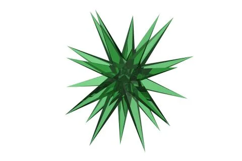 Decorative christmas star Stock Illustration
