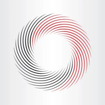 Decorative circle abstract frame icon Stock-Illustration