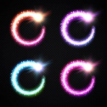 Decorative circle frame pack. Holiday elements set イラスト素材