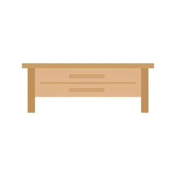 Decorative classic low table for interior design. イラスト素材