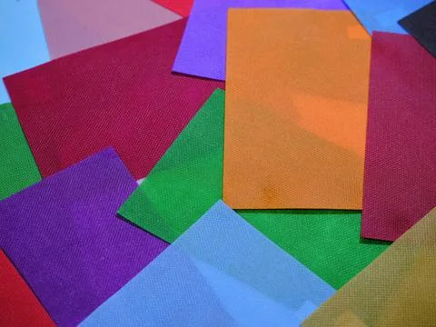 Decorative colored papers Stock Photos