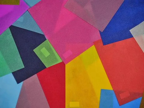 Decorative colored papers Stock Photos