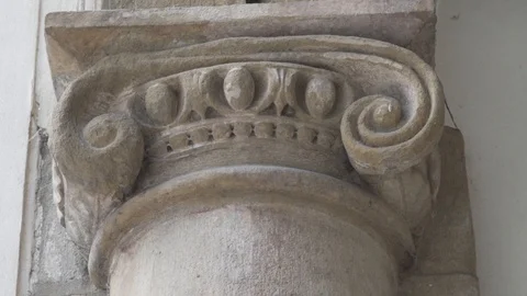 Decorative columns Stock Footage 95077522