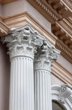 Decorative columns Stock Photos