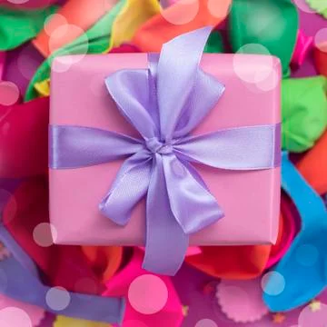 Decorative composition a set of materials for the design of the holiday. Stock Photos