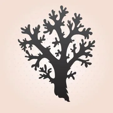 Decorative coral Stock Illustration