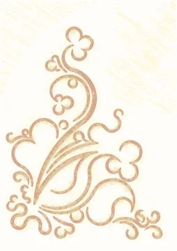 Decorative corner Stock-Illustration