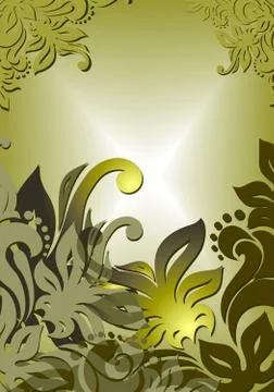 Decorative corner Stock Illustration