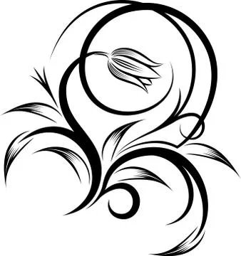 Decorative corner.  Stock Illustration