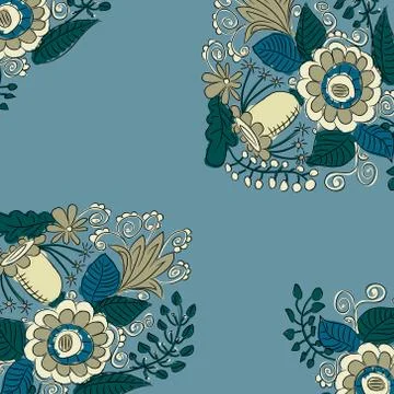 Decorative corner pieces Stock-Illustration