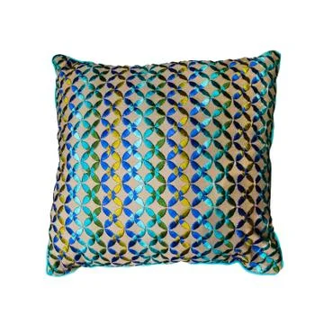 Decorative couch cushion Stock Photos