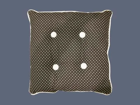 Decorative couch cushion Stock Photos