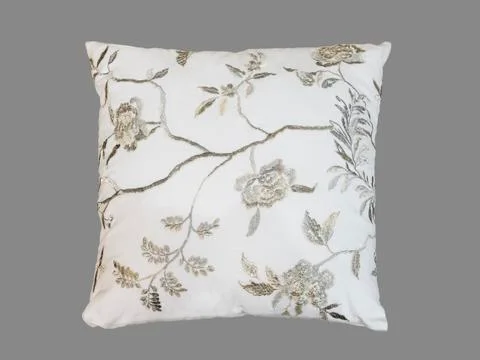 Decorative couch cushion Stock Photos