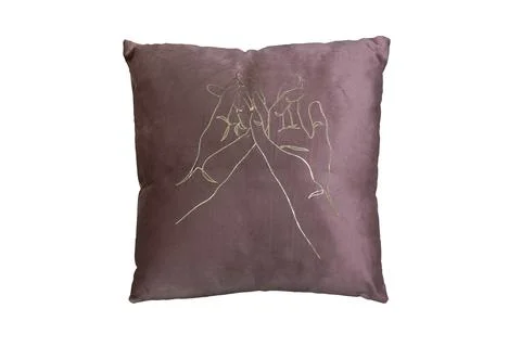 Decorative couch cushion Stock Photos