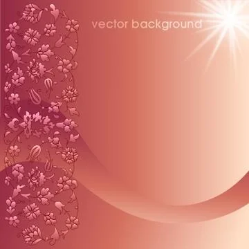 Decorative cover template Stock Illustration