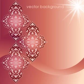 Decorative cover template Stock Illustration