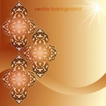Decorative cover template Stock Illustration