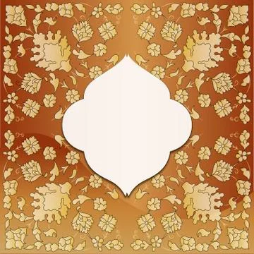 Decorative cover template Stock Illustration