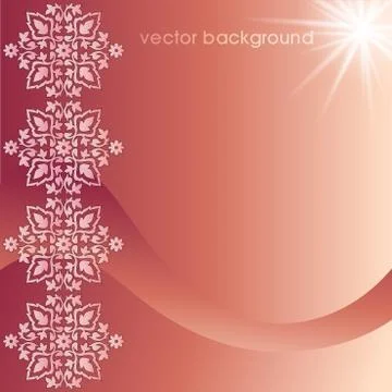 Decorative cover template Stock Illustration