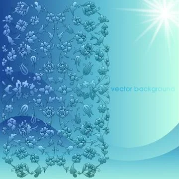 Decorative cover template Stock Illustration