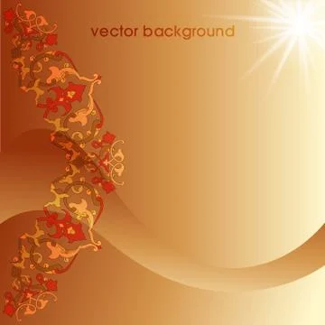 Decorative cover template Stock Illustration