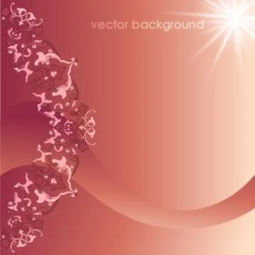Decorative cover template Stock Illustration
