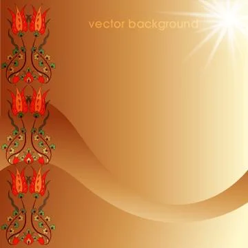 Decorative cover template Stock Illustration