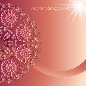 Decorative cover template Stock Illustration