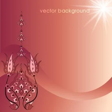 Decorative cover template Stock Illustration