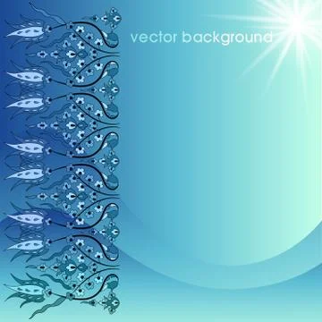 Decorative cover template Stock Illustration