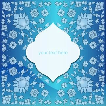 Decorative cover template Stock Illustration