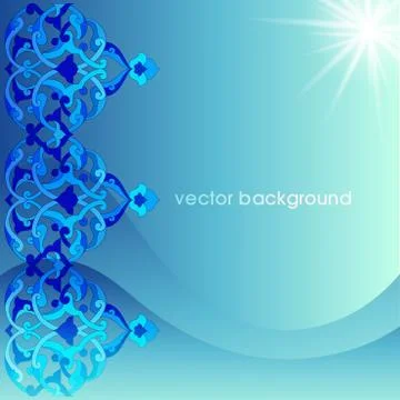 Decorative cover template Stock Illustration