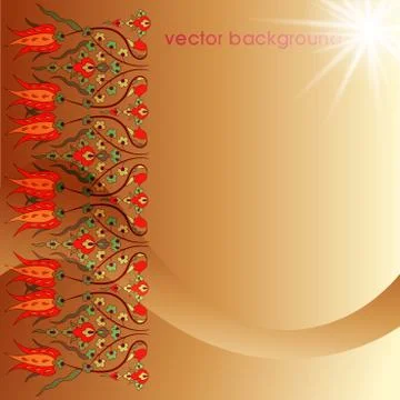 Decorative cover template Stock Illustration