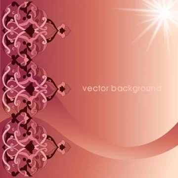 Decorative cover template Stock Illustration