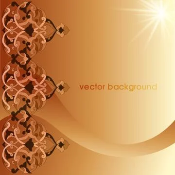 Decorative cover template Stock Illustration